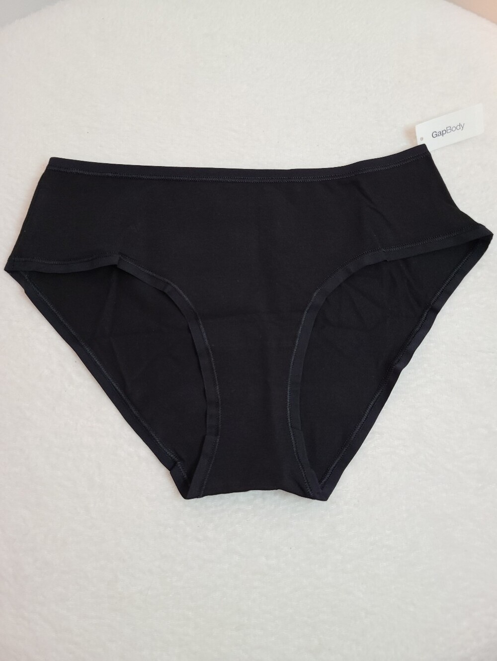 GAP Body Organic Stretch Cotton Hipster Panty Size Sm Black